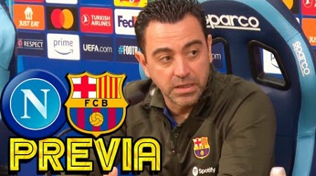 RUEDA PRENSA XAVI: SSC NAPOLI v FC BARCELONA