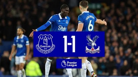 PREMIER LEAGUE HIGHLIGHTS: EVERTON 1-1 CRYSTAL PALACE