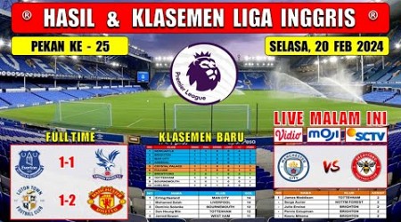 Hasil Liga Inggris Tadi Malam ~ EVERTON vs CRYSTAL PALACE ~ EPL 2024 Pekan Ke 25