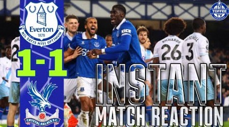 Everton 1-1 Crystal Palace | Gwladys Street Reaction