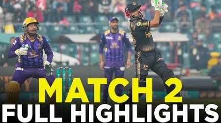 Full Highlights | Quetta Gladiators vs Peshawar Zalmi | Match 2 | HBL PSL 9 | M2A1A