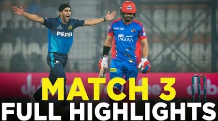 Full Highlights | Multan Sultans vs Karachi Kings | Match 3 | HBL PSL 9 | M2A1A