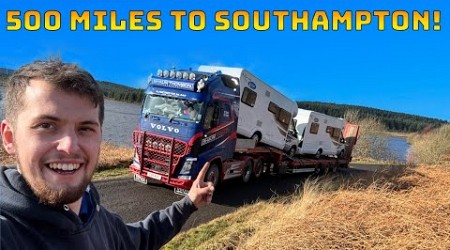 Southampton bound with 2 BRAND NEW Motorhomes! - Episode 87