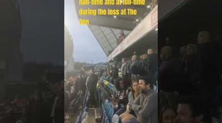 Furious fans booed at full-time during the loss at The Den  Millwall V Sheffield Wed