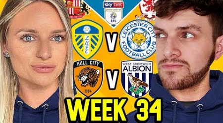 CHAMPIONSHIP PREDICTIONS WEEK 34