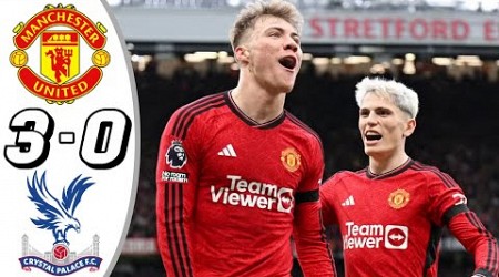 Man Utd vs Crystal Palace 3-0 - All Goals &amp; Highlights - Carabao 2024