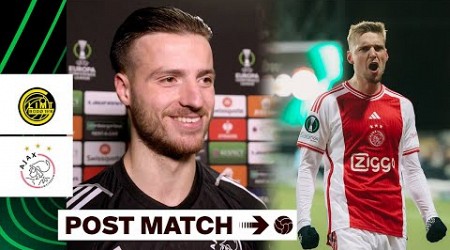 Reactions Ramaj &amp; matchwinner Taylor after Bodø/Glimt - Ajax | &#39;&#39;I wanted to cross it&#39;&#39; 