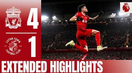 Super Van Dijk, Gakpo, Diaz &amp; Elliott Goals! Liverpool 4-1 Luton Town | Extended Highlights