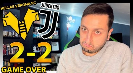 VERONA-JUVENTUS 2-2: GAME OVER