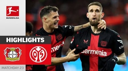 33 Games Without a Defeat! | Leverkusen - 1. FSV Mainz 05 | Highlights | MD23 – Bundesliga 23/24