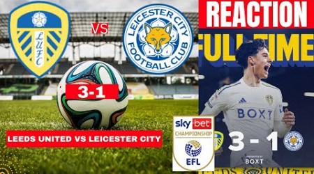 Leeds United vs Leicester City 3-1 Live Stream EFL Championship Football Match Score Highlights FC