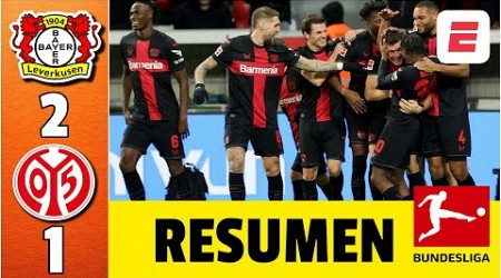 HISTÓRICO Bayer Leverkusen le ganó 2-1 al Mainz y llegó a ¡33 PARTIDOS SIN DERROTAS! | Bundesliga