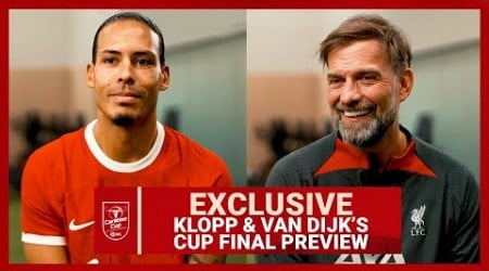 Jürgen Klopp &amp; Virgil van Dijk Discuss Carabao Cup Final: Liverpool vs Chelsea | Exclusive Interview