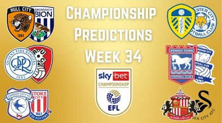 Championship Predictions- Week 34