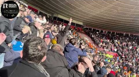 CROWD CAM- SOUTHAMPTON 1-2 MILLWALL “FANS CELEBRATE FLEMMING PENALTY!!” #millwall #sfc #efl