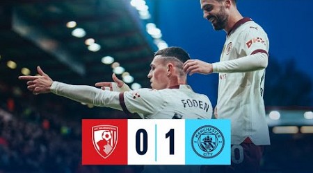 HIGHLIGHTS! FODEN STRIKE ENOUGH TO SEE OFF CHERRIES | BOURNEMOUTH 0-1 MAN CITY | PREMIER LEAGUE