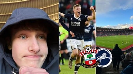 SAINTS LOSE IN PROMOTION BATTLE AS MILLWALL FANS GO WILD! | Southampton FC 1-2 Millwall FC Vlog