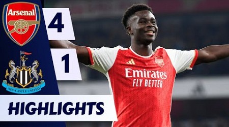 Arsenal vs Newcastle United (4-1) | All Goals &amp; Extended Highlights | Premier League 2023/24