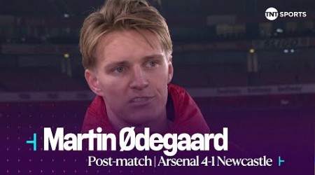 &quot;WE WANT TO FIGHT FOR TROPHIES!&quot; | Martin Odegaard | Arsenal 4-1 Newcastle | Premier League