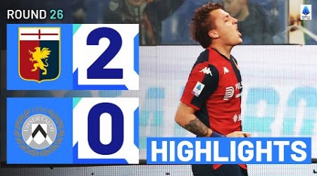 GENOA-UDINESE 2-0 | HIGHLIGHTS | Retegui fires Genoa back to winning ways | Serie A 2023/24