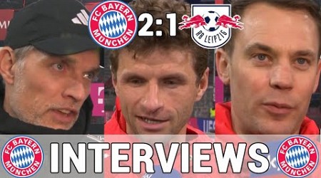 Alle Bayern Stimmen nach Leipzig: Tuchel, Müller &amp; Neuer im Interview | FC Bayern 2:1 RB Leipzig