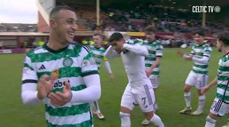 Motherwell 1-3 Celtic | Post match celebrations (25/02/24)