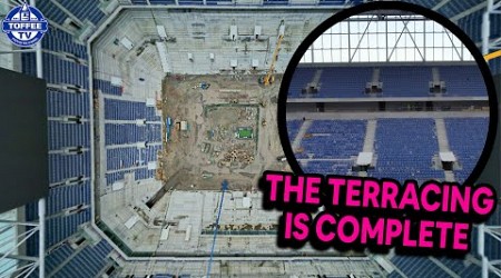 The Terracing Is Complete! | First Lower Tier Seats | New Everton Stadium Update 