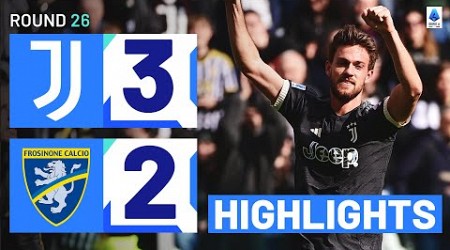 JUVENTUS-FROSINONE 3-2 | HIGHLIGHTS | Juve wins it with the last kick of the game! | Serie A 2023/24