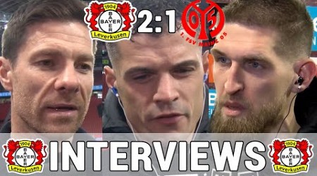 Alle Leverkusen Stimmen nach Mainz: Xabi Alonso, Xhaka &amp; Andrich im Interview | Leverkusen 2:1 Mainz