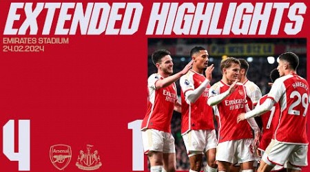 EXTENDED HIGHLIGHTS | Arsenal vs Newcastle United (4-1) | All goals, saves, skills &amp; more!