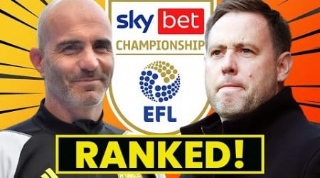 RANKING EVERY CHAMPIONSHIP MANAGER ON THEIR RECORD THIS SEASON!