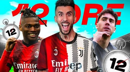 ⚽ HO VISTO 2 PARTITE di SERIE A in 12 ORE CHALLENGE! (JUVENTUS e MILAN)