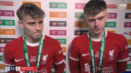 Conor Bradley &amp; Bobby Clark Post Match Interview | Chelsea 0-1 Liverpool