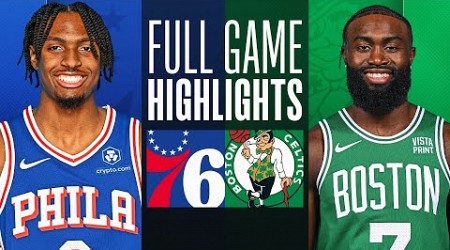 76ERS at CELTICS | FULL GAME HIGHLIGHTS | February 27, 2024