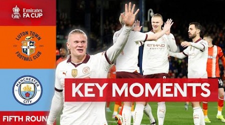 Luton Town v Manchester City | Key Moments | Fifth Round | Emirates FA Cup 2023-24