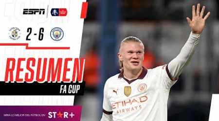 ¡5 GRITOS DE HAALAND Y SHOW CIUDADANO CON BOLETO A CUARTOS DE FINAL! | Luton 2-6 Man. City | RESUMEN