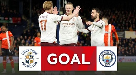 GOAL! | Erling Haaland | Luton Town 0-2 Manchester City | Fifth Round | Emirates FA Cup 2023-24