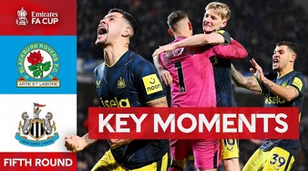 Blackburn Rovers v Newcastle United | Key Moments | Fifth Round | Emirates FA Cup 2023-24