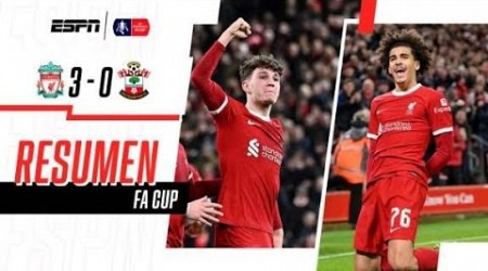 ¡LOS REDS GOLEARON CON LOS PIBES Y VAN CONTRA EL UNITED! | Liverpool 3-0 Southampton | RESUMEN