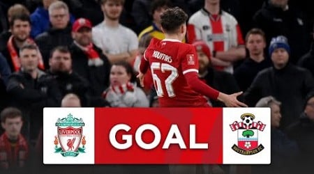 GOAL | Lewis Koumas | Liverpool 1-0 Southampton | Fifth Round | Emirates FA Cup 2023-24