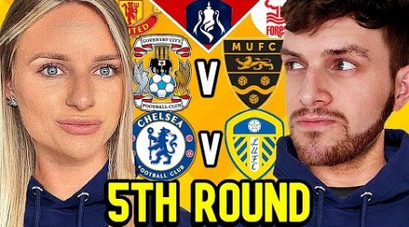 FA CUP ROUND 5 PREDICTIONS