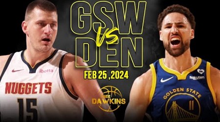 Golden State Warriors vs Denver Nuggets Full Game Highlights | Feb 24, 2024 | FreeDawkins