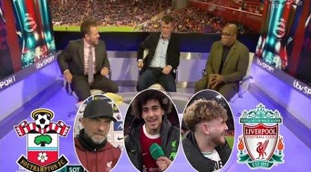 Liverpool vs Southampton 3-0 Ian Wright reacts to Liverpool Big Win | Jurgen Klopp reaction