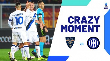 Inter&#39;s Rapid-fire Double in 3 Minutes | Crazy Moment | Lecce-Inter | Serie A 2023/24