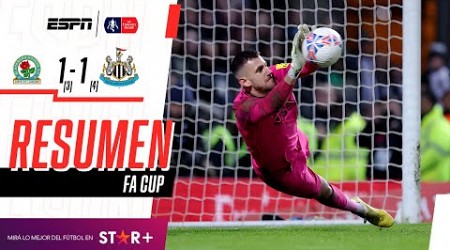 ¡DUBRAVKA FUE EL HÉROE DE LAS URRACAS EN LA FA CUP! | Blackburn 1 (3)-(4) 1 Newcastle | RESUMEN