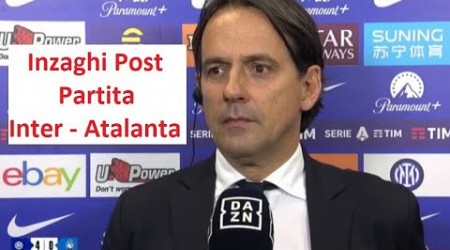 Inzaghi intervista Post partita Inter - Atalanta 4-0 &quot;Scudetto?&quot;