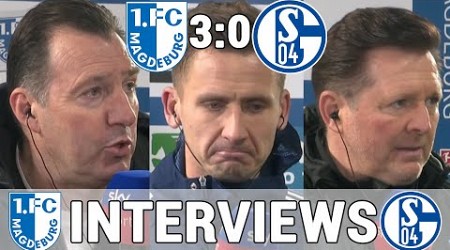 Die Stimmen zum Spiel: S04 Sportdirektor Wilmots, Seguin &amp; FCM Trainer Titz | Magdeburg 3:0 Schalke