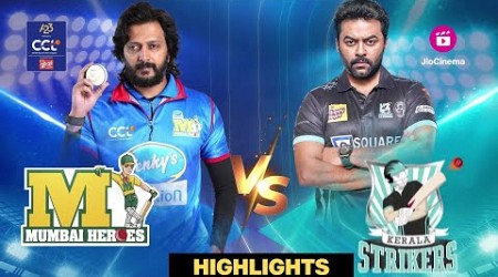 Mumbai Heroes Vs Kerala Strikers | Celebrity Cricket League | S10 | Match highlights | Match 1