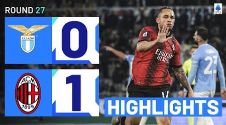 LAZIO-MILAN 0-1 | HIGHLIGHTS | THREE red cards as the Rossoneri edge Lazio | Serie A 2023/24