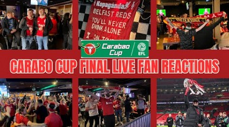 Carabao Cup Final| LIVE Fan Reactions| Liverpool 1-0 Chelsea.